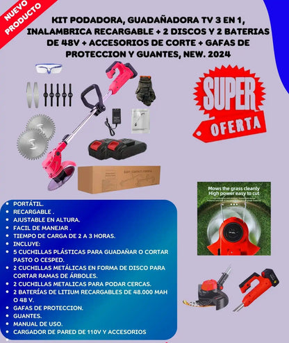 Cortadora Cesped PRO Turbo