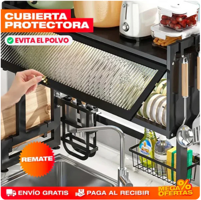 Escurridor De Platos Con Almacenamiento