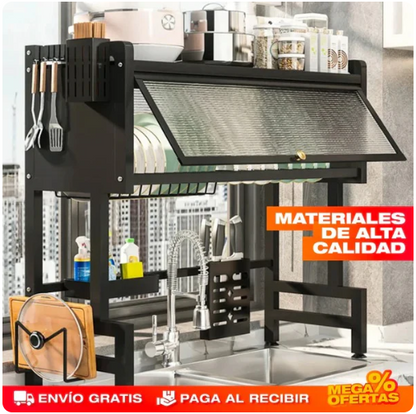 Escurridor De Platos Con Almacenamiento